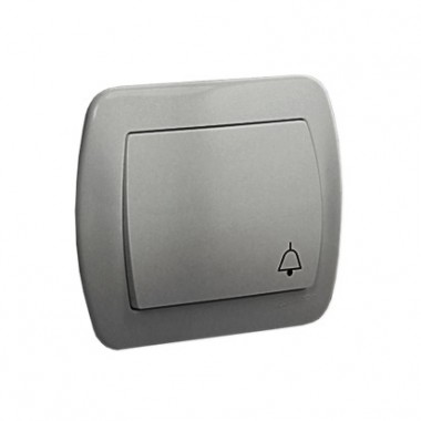 Przycisk dzwonek 10AX, 250V~,  aluminiowy AD1/26