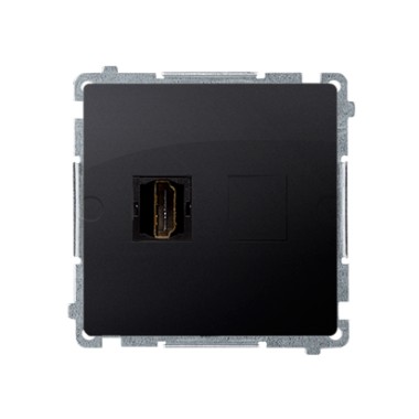 Gniazdo HDMI pojedyncze (moduł), grafit matowy BMGHDMI.01/28