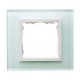 Ramka 1x szkło - natural / ramka pośrednia biała 82617-60